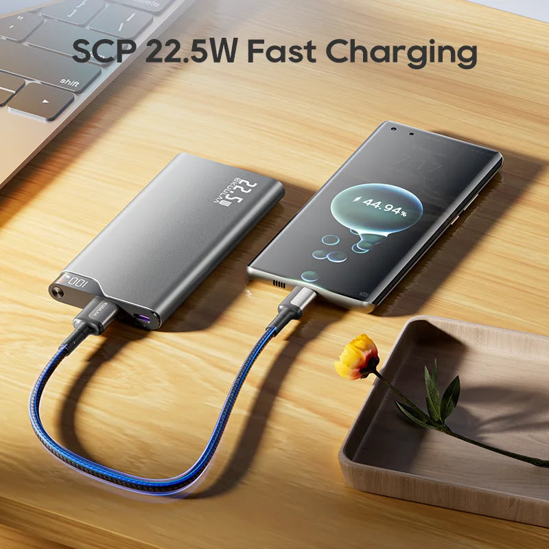 KUULAA 22.5W 10,000mAh Fast Charging Power Bank for iPhone & Xiaomi