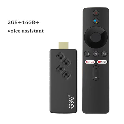 Q2 4K Android TV Stick, HDR10, Google Assistant, Dual-Band WiFi, Netflix & YouTube