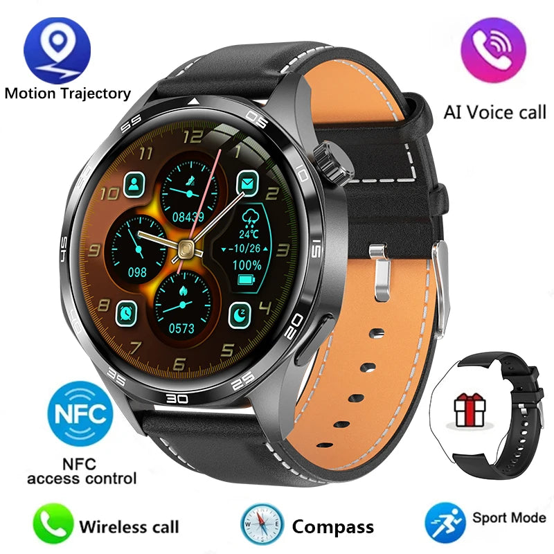 GT5 Pro Smartwatch, AMOLED, Bluetooth Calls, GPS, NFC, Heart Rate, Compass (2024)